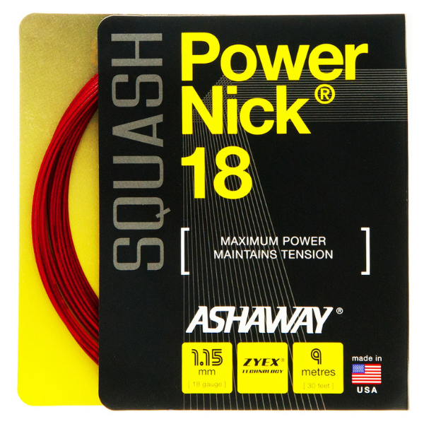 Ashaway PowerNick 18 1.15mm Squash Set