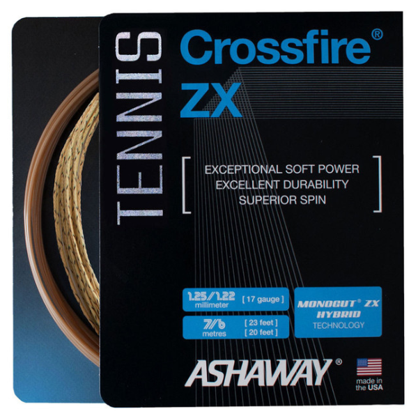 Ashaway Crossfire ZX 17 1.25mm Hybrid Set