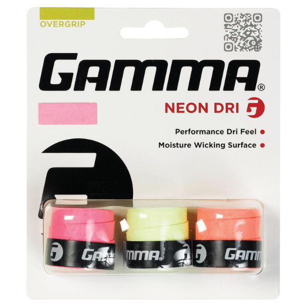 Gamma Neon Dri Overgrip 3 Pack