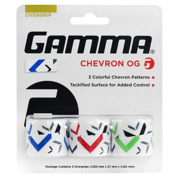 Gamma Chevron Overgrip 3 Pack