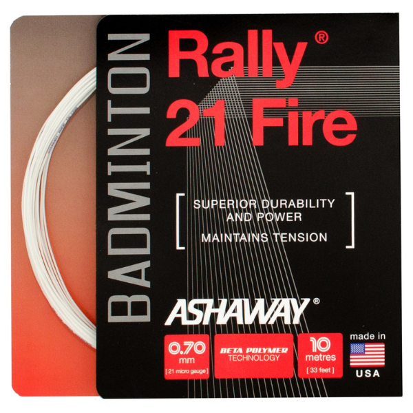 Ashaway Rally 21 Fire 0.70mm Badminton Set