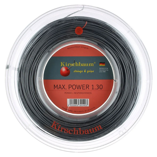 Kirschbaum Max Power 16 1.30mm Tennis String Reel